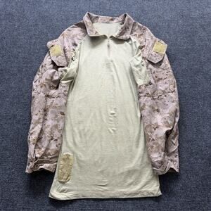 Propper Shirt Mens MT Beige Desert MARPAT FR Combat 1/4 Zip Tactical Military